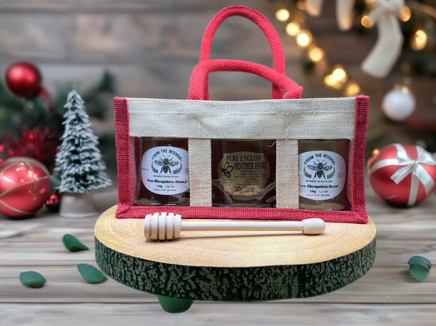 Gift Bag, Shropshire Runny And Set, English Heather