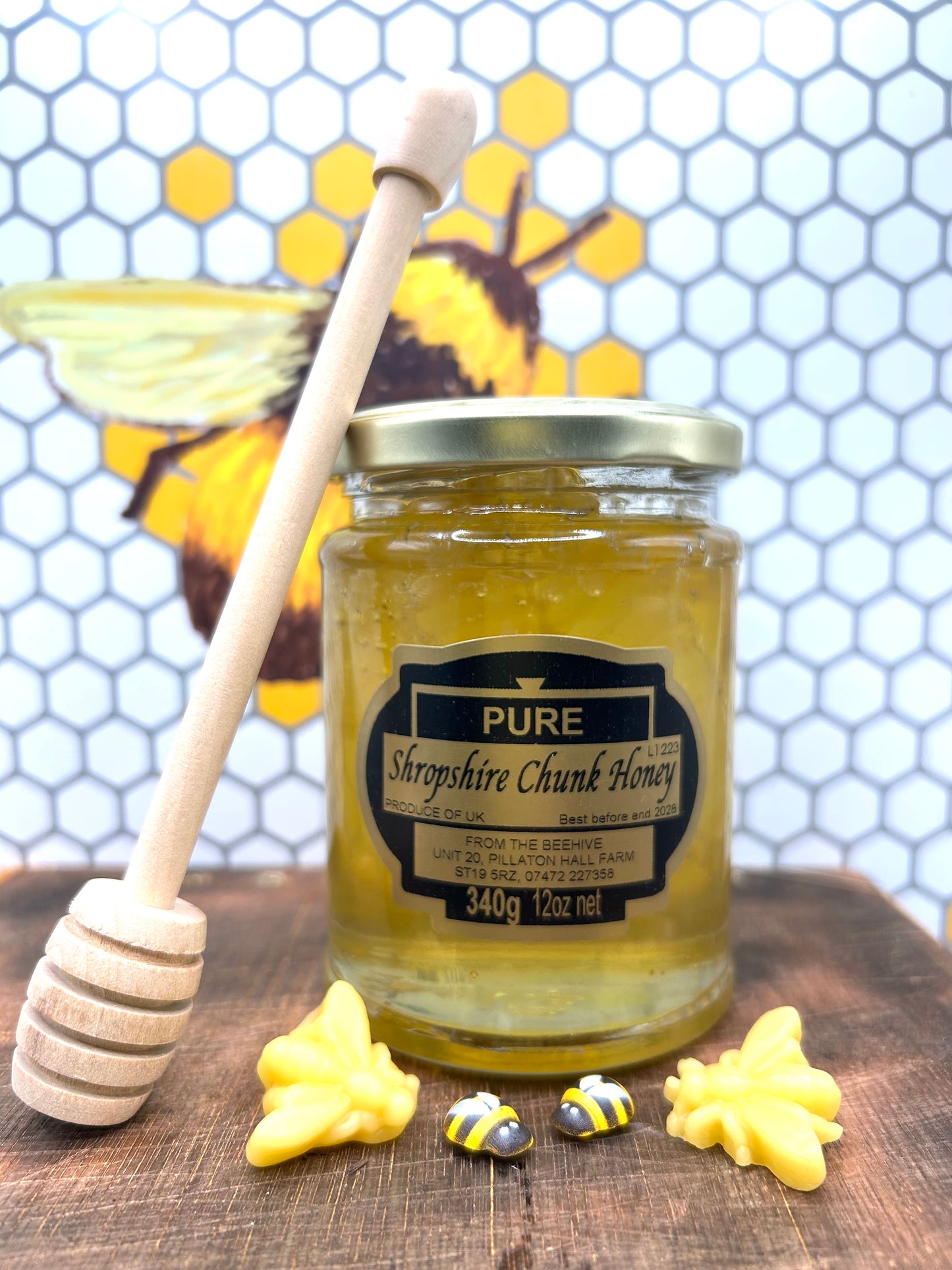 Pure Shropshire Chunk Honey