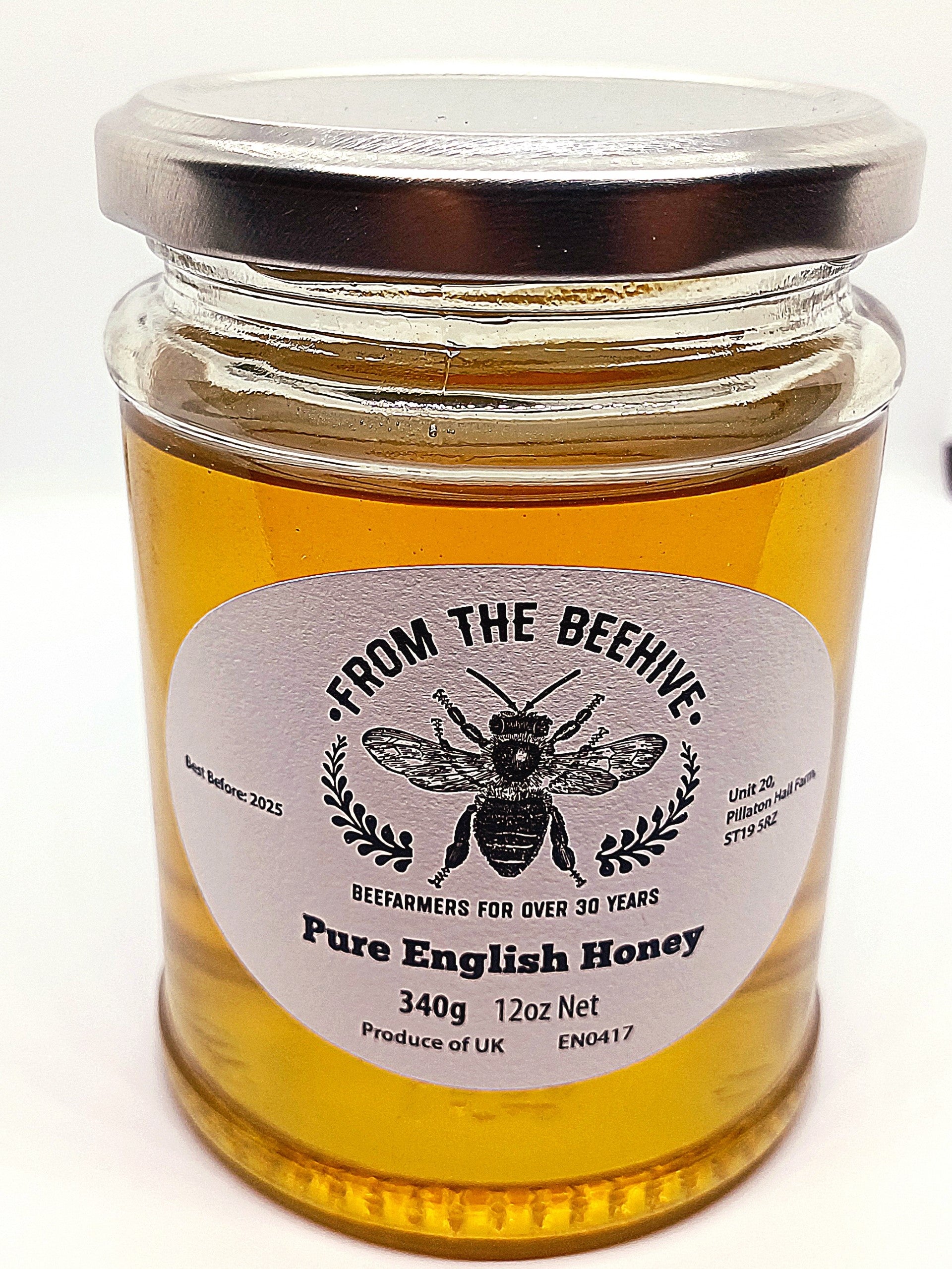 Pure English Runny Honey (340g) From the Beehive