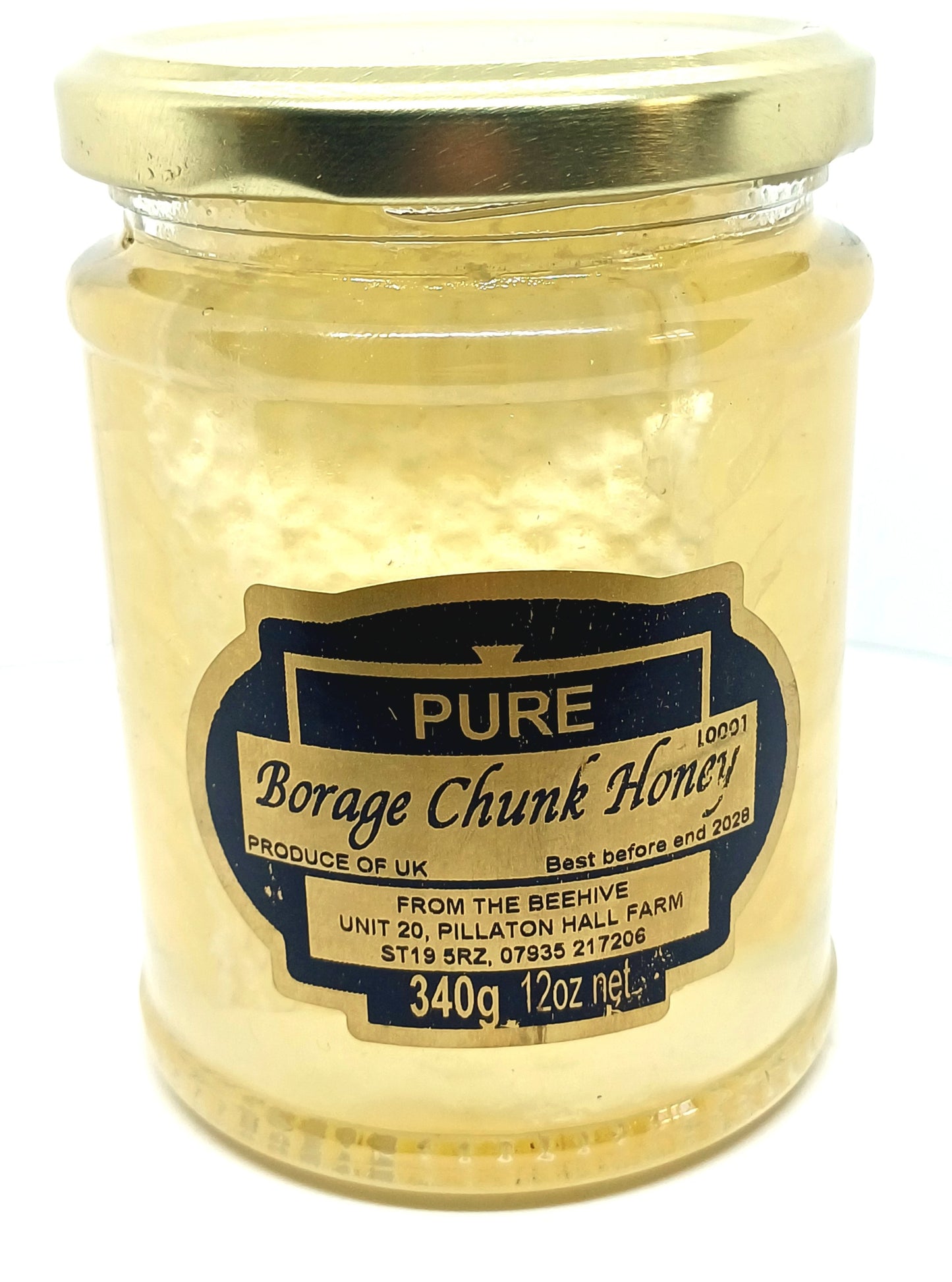 Pure Borage Chunk Honey