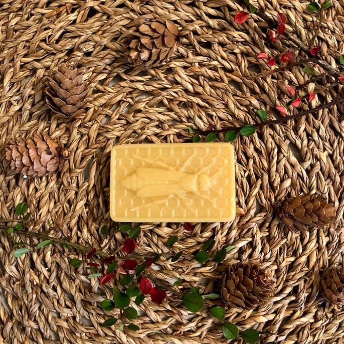 Queen Bee Beeswax Block
