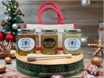 Pure English Runny, Set and Borage Honey 340g