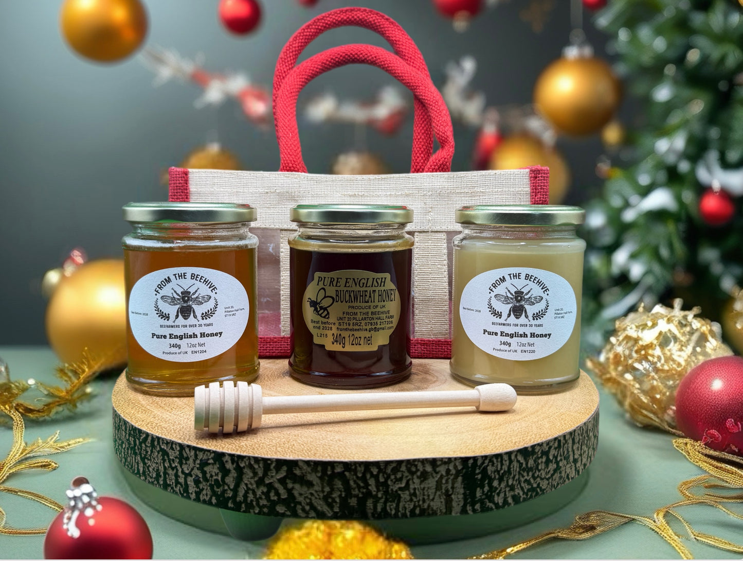 Pure English Runny, Set and Buckwheat Honey 340g