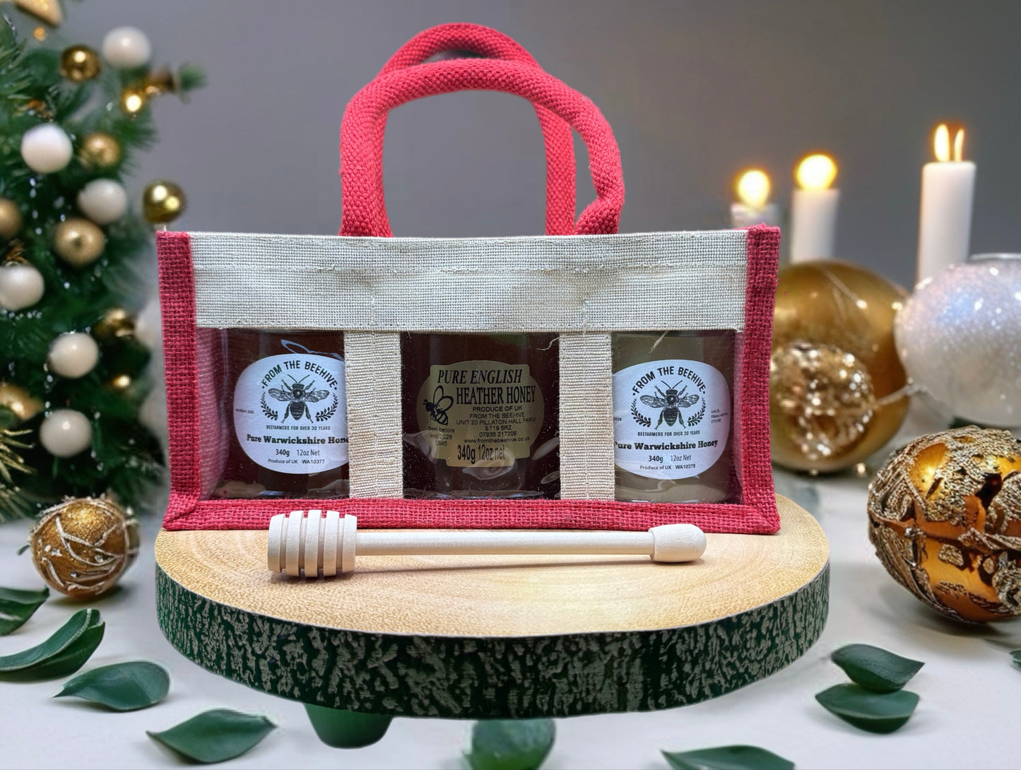 Gift Bag, Warwickshire Runny, Set And English Heather