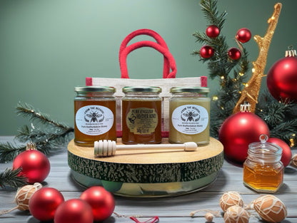 Pure Staffordshire Runny, Set and English Heather Honey 340g