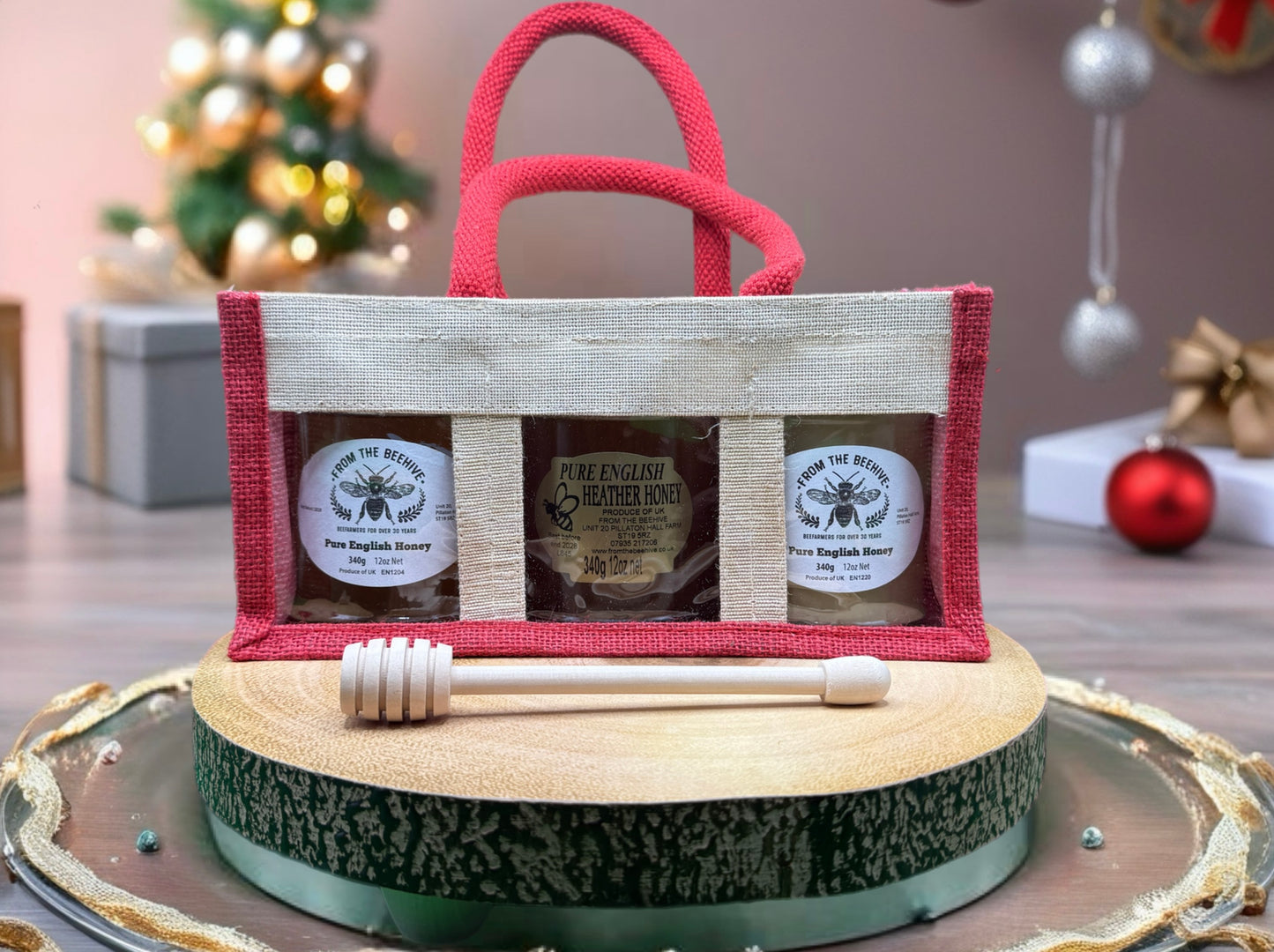 Pure English Runny, Set and English Heather Honey 340g