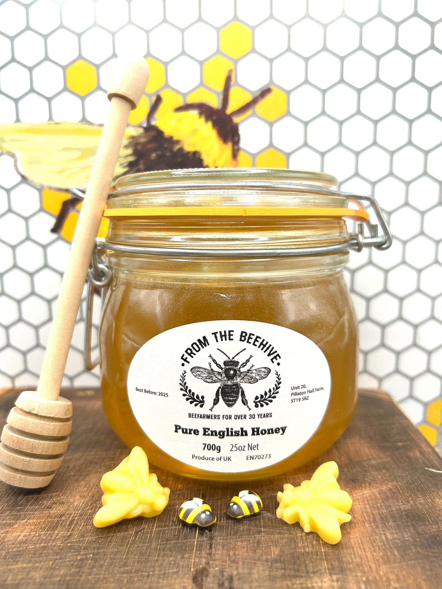 Pure English Runny Honey: Kilner Jar