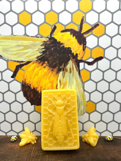 Queen Bee Beeswax Block