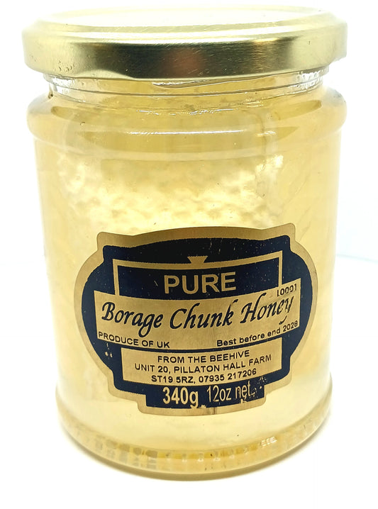 Pure Borage Chunk Honey