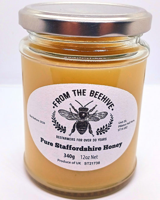 Pure English Set Honey: Goldtop Jar (340g)