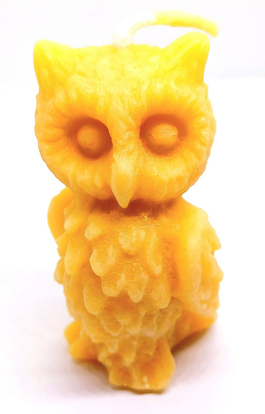 Large Beeswax Owl Candle