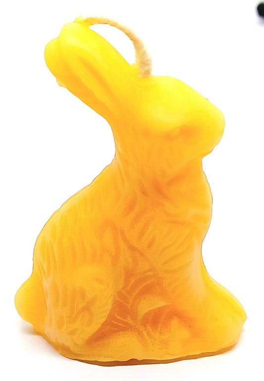 Beeswax Easter Bunny Candle