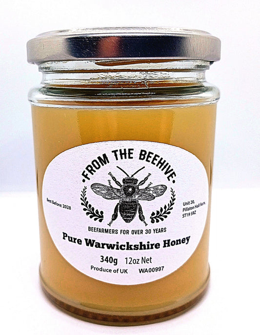 Pure Warwickshire Set Honey: Goldtop Jar